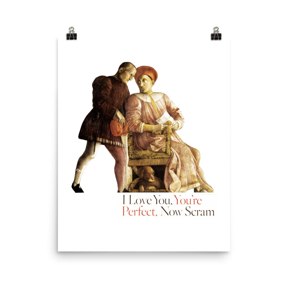Now Scram : Photo paper poster