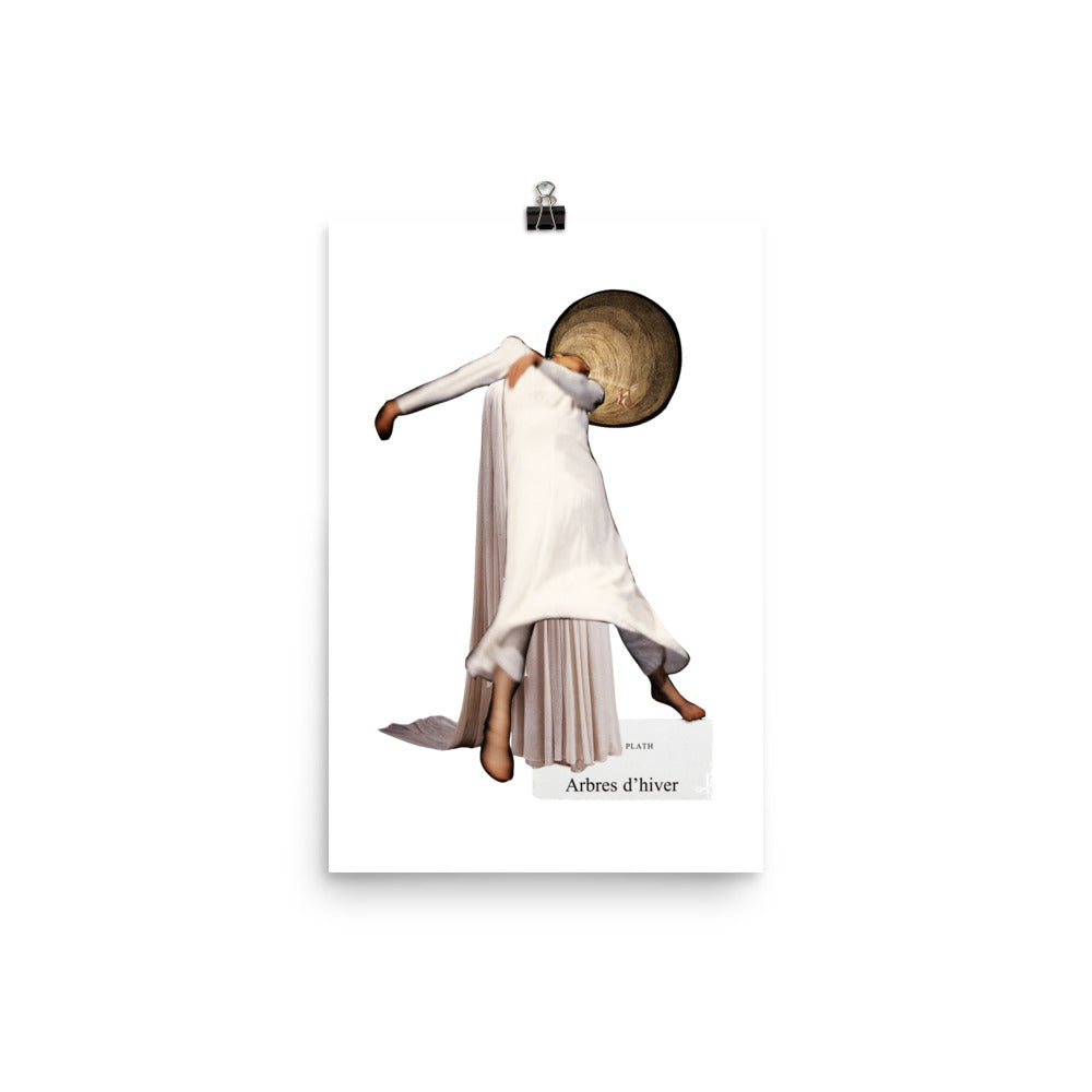 Arbres d'hiver : Photo paper poster