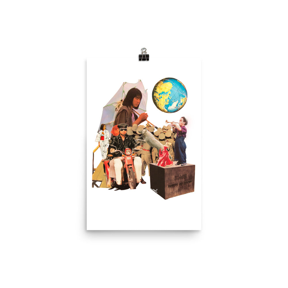 Around the World : Photo paper poster