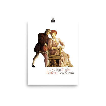 Now Scram : Photo paper poster