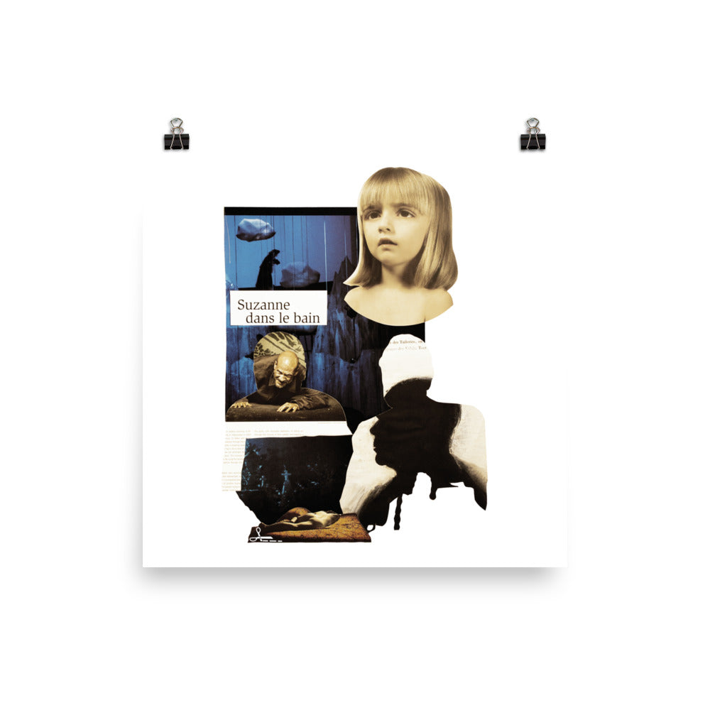 Suzanne dans le bain : Photo paper poster